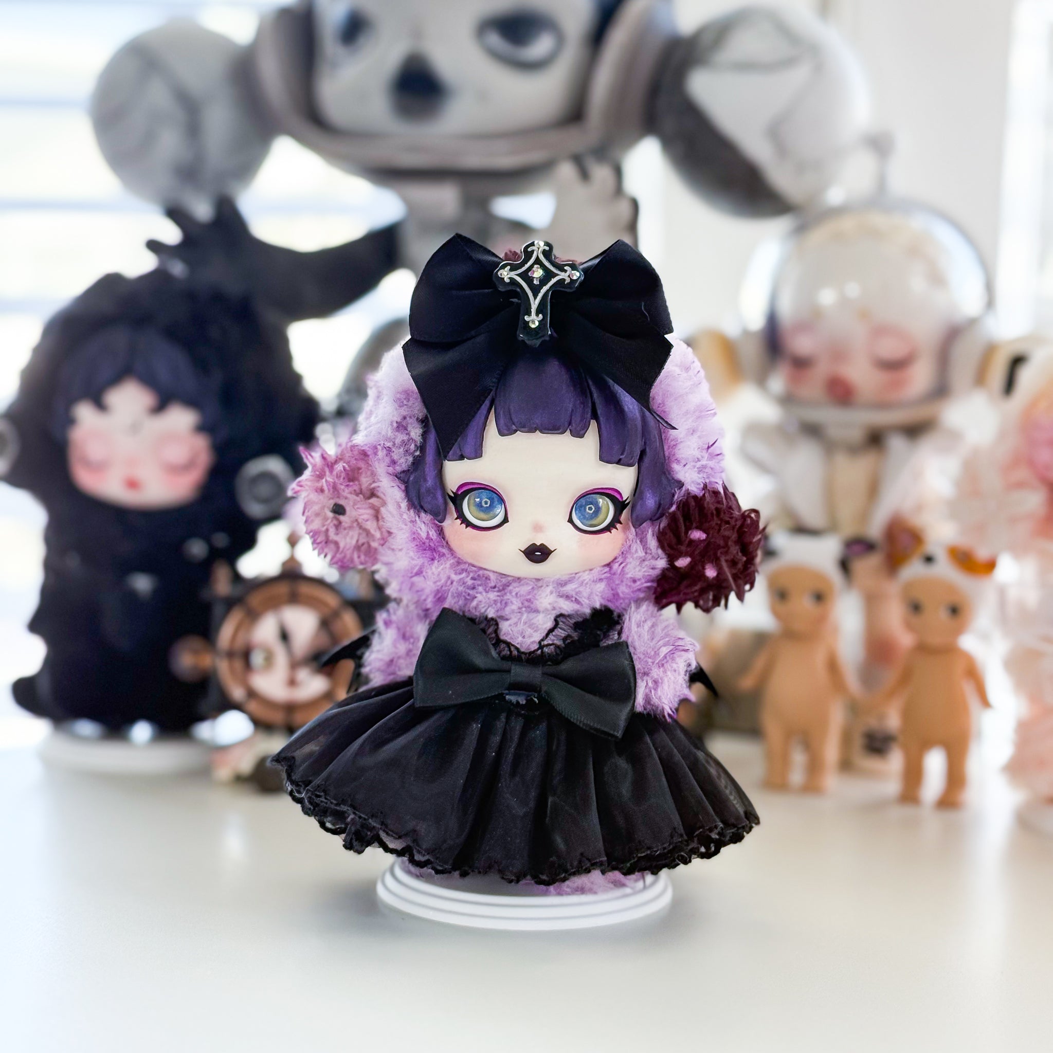 SKULLPANDA カスタム 猫デビルちゃん Rhea - Custom Skullpanda Doll – Art Of PAO