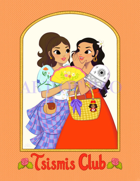 Tsismis Club 8.5 x 11” Art Print