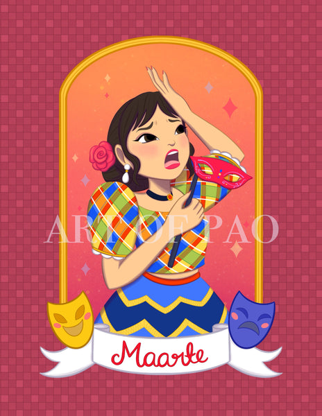 Maarte 8.5 x 11” Art Print