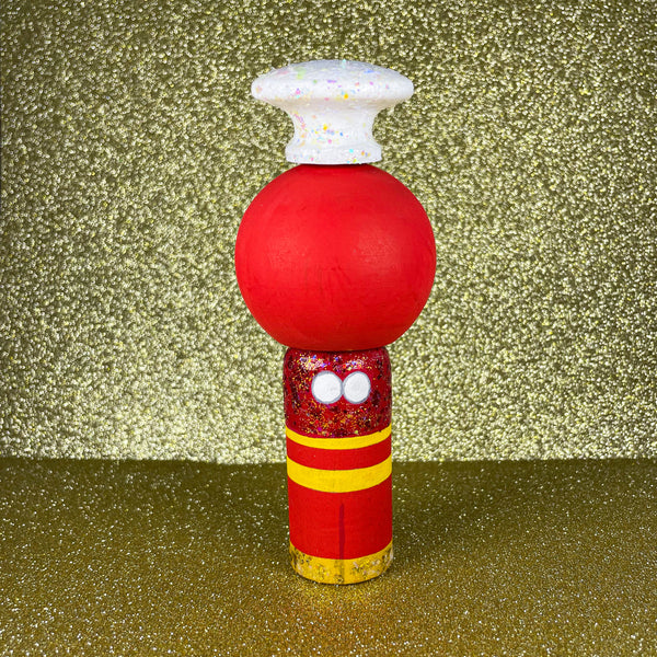 GIANT Glitter Jollibee - Kokeshi Art Toy Doll