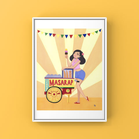 Pinoy Sorbetes 8.5 x 11” Art Print