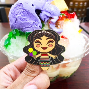 Pinay Ice Cream Gal - Pin