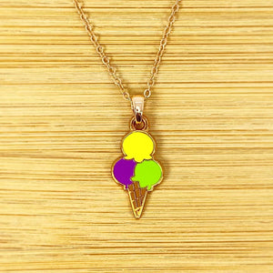 Ice Cream Trio - Necklace