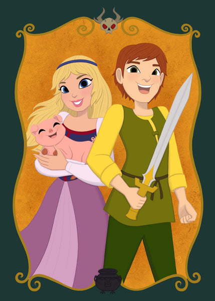 The Black Cauldron 5x7” Art Print