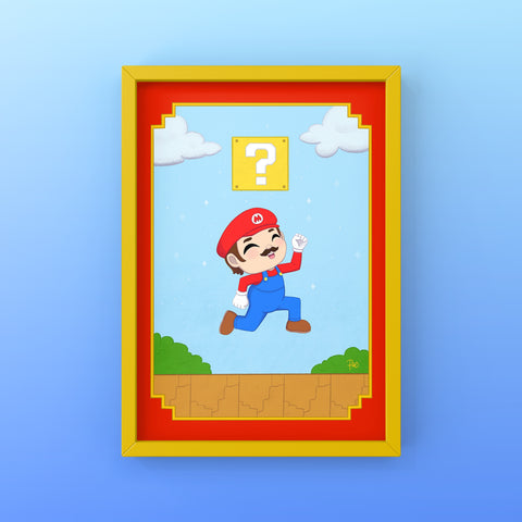 It’s Mario 5x7” Art Print
