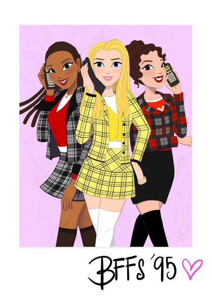 Clueless 5x7” Art Print