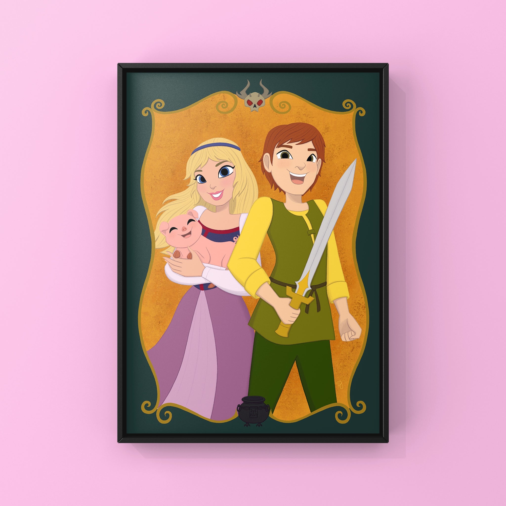 The Black Cauldron 5x7” Art Print