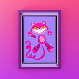 Chesire Cat 5x7” Art Print