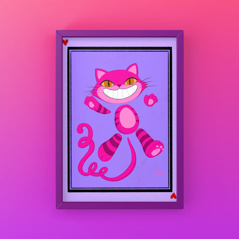 Chesire Cat 5x7” Art Print