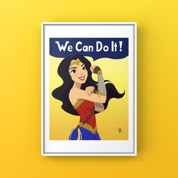 Wonder Woman 8.5 x 11” Art Print